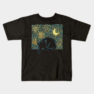 Starry Cat Kids T-Shirt